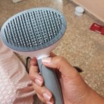 Hair Remover Brush Dog and Cat Non-slip Beauty Brush Dog Grooming Equipment Pets Stainless Steel For Dogs Pet Hair Removal Comb photo review